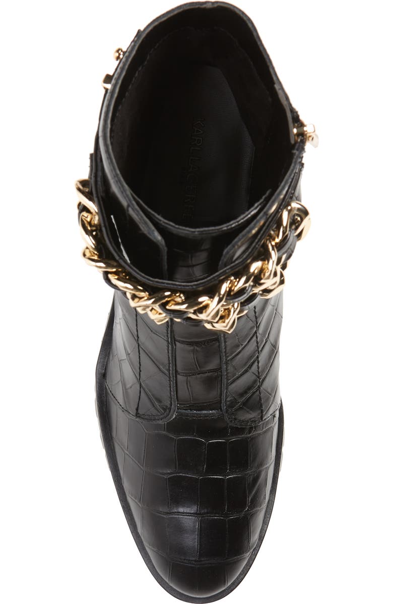 KARL LAGERFELD PARIS Palmer Combat Boot, Alternate, color,