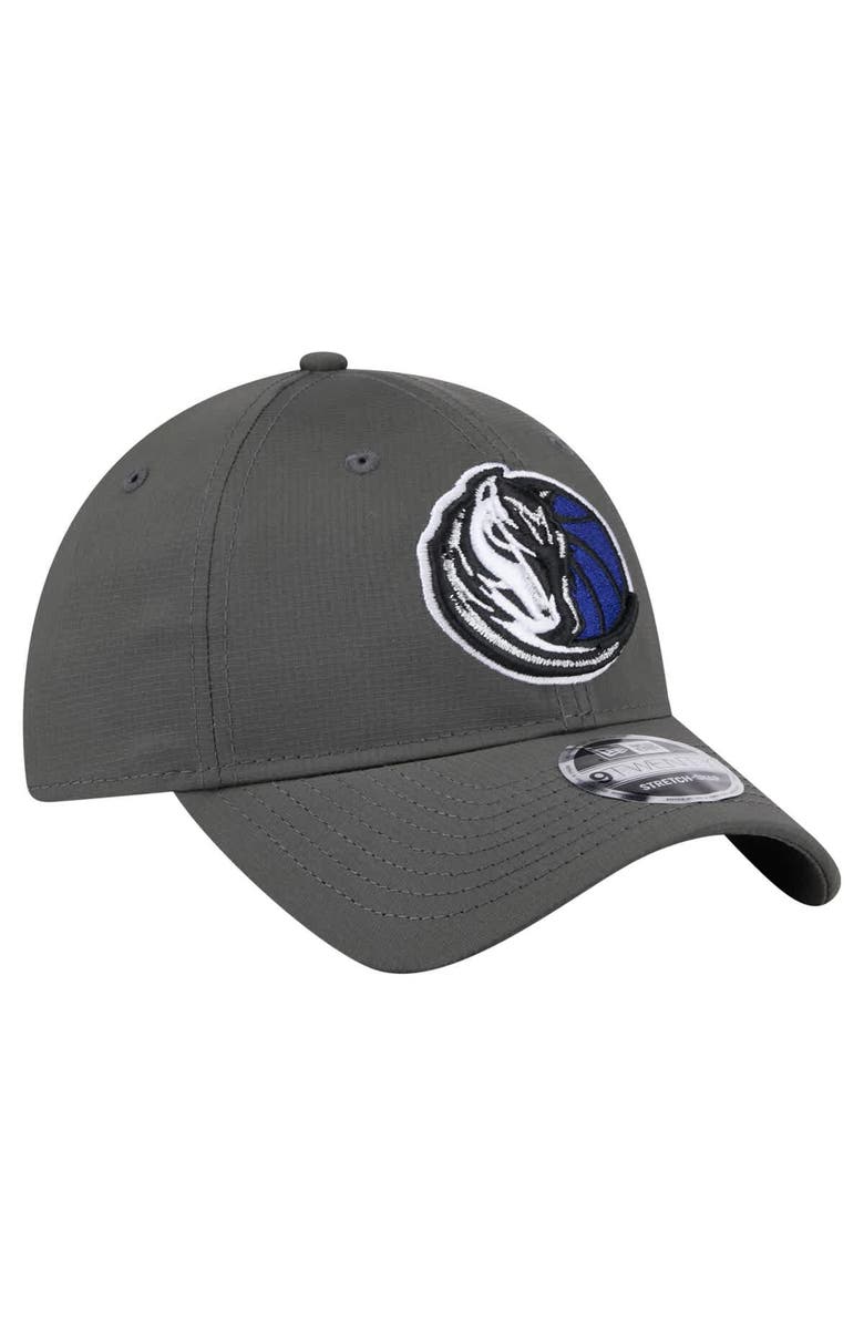 New Era Men's New Era Charcoal Dallas Mavericks Active Ripstop 9TWENTY Adjustable Hat, Alternate, color, Charcoal
