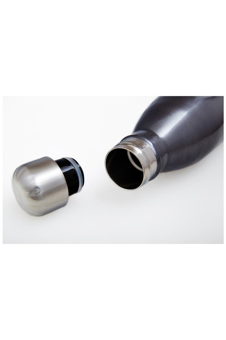 'Glitter Smokey Eye' Insulated Stainless Steel Water Bottle, Alternate, color, SMOKEY EYE
