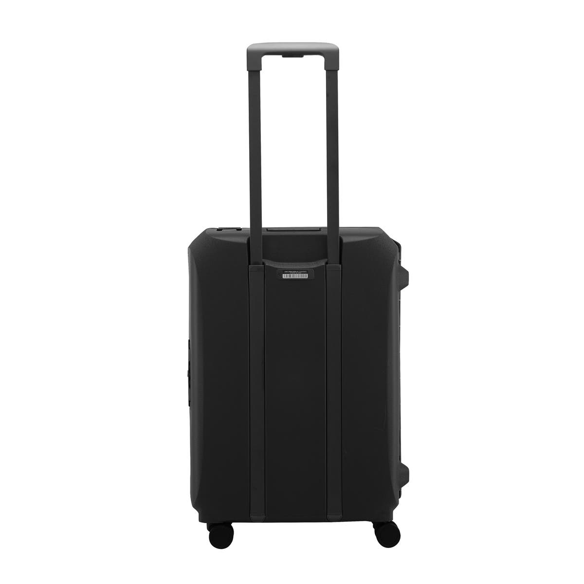 LOJEL Voja Medium check in 26 inch Lightweight Luggage, Alternate, color, Midnight Black