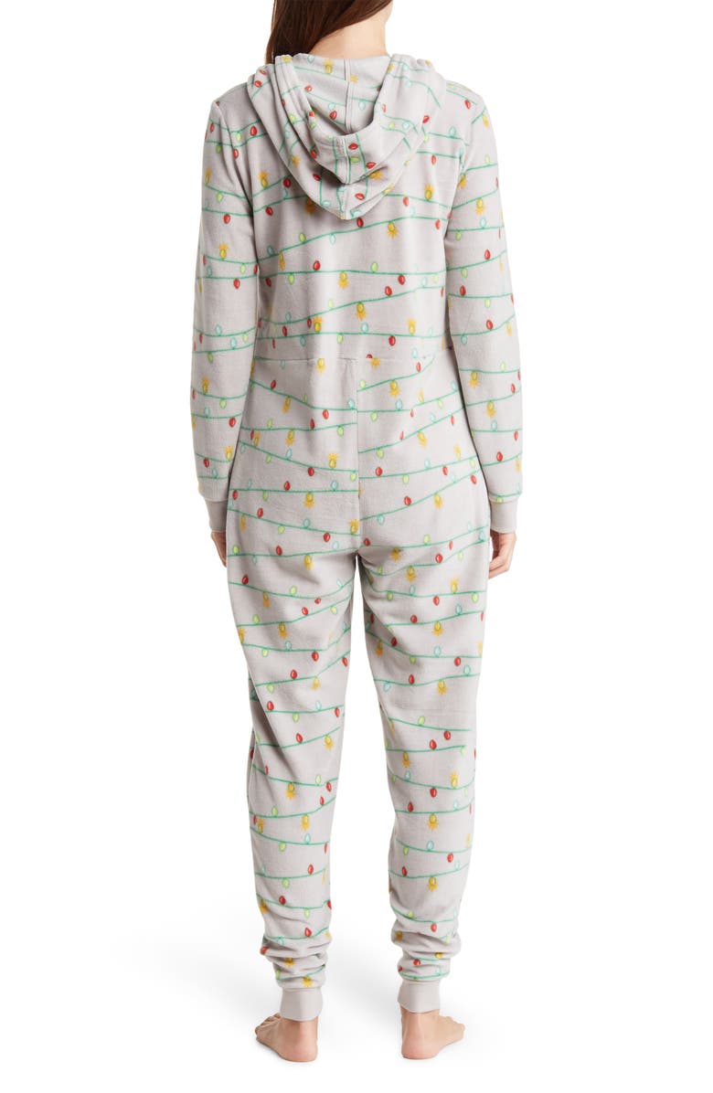 Abound Fleece Pajama Jumpsuit, Alternate, color,