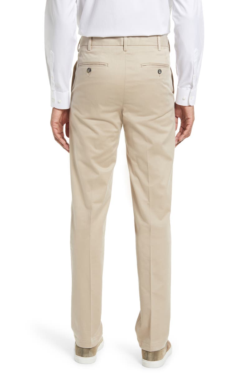 Vintage 1946 Stretch Cotton Flat Front Pants, Alternate, color, Khaki