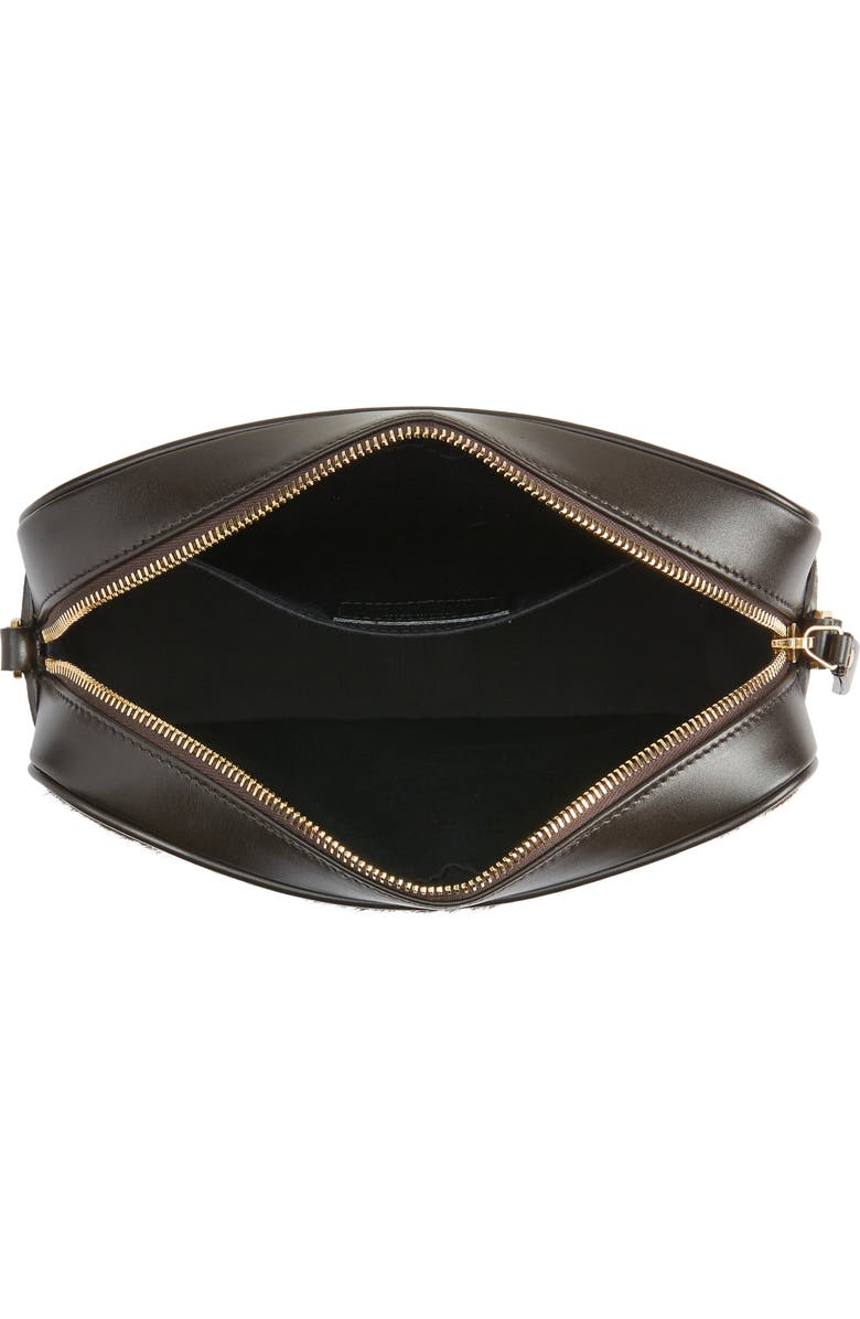 Saint Laurent Lou Zebra Print Genuine Calf Hair & Leather Camera Bag, Alternate, color,