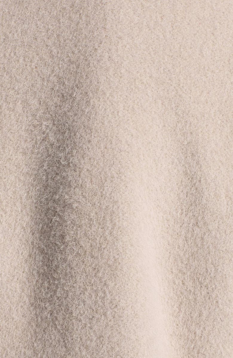 Hilary Radley Stand Collar Wool & Alpaca Blend Coat, Alternate, color, 