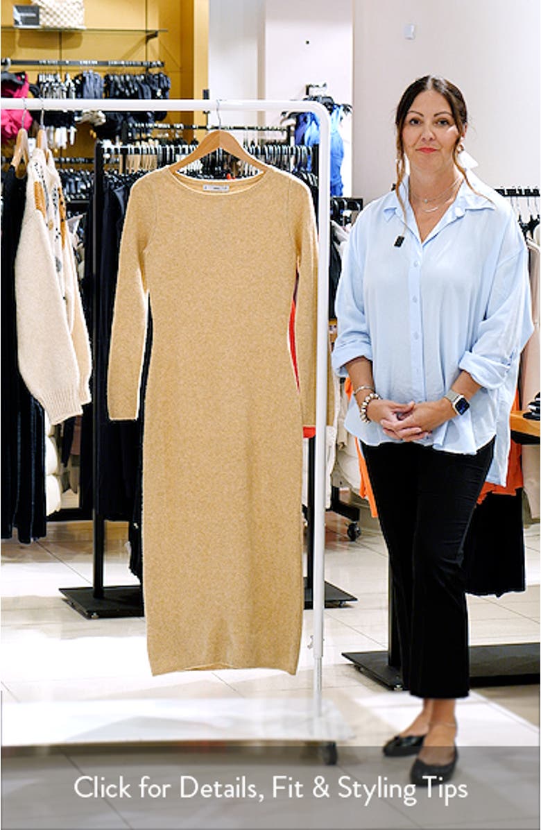 Long Sleeve Sweater Dress, sales video thumbnail