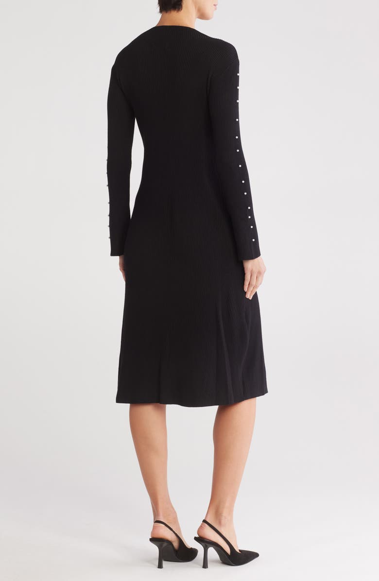 SANDRA DARREN Ribbed Sweater Dress, Alternate, color, 