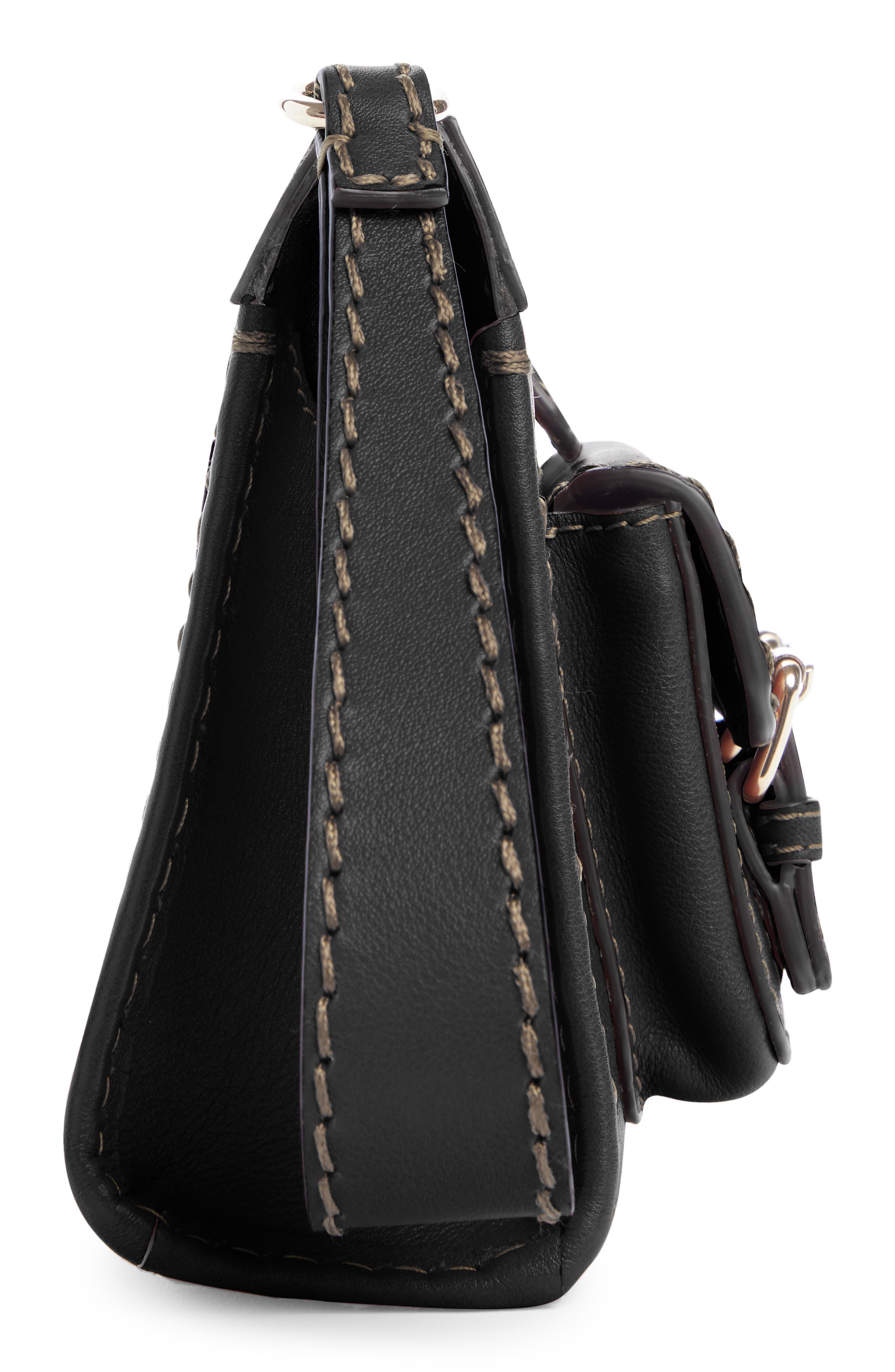 Chloé Edith Leather Wristlet, Alternate, color, 