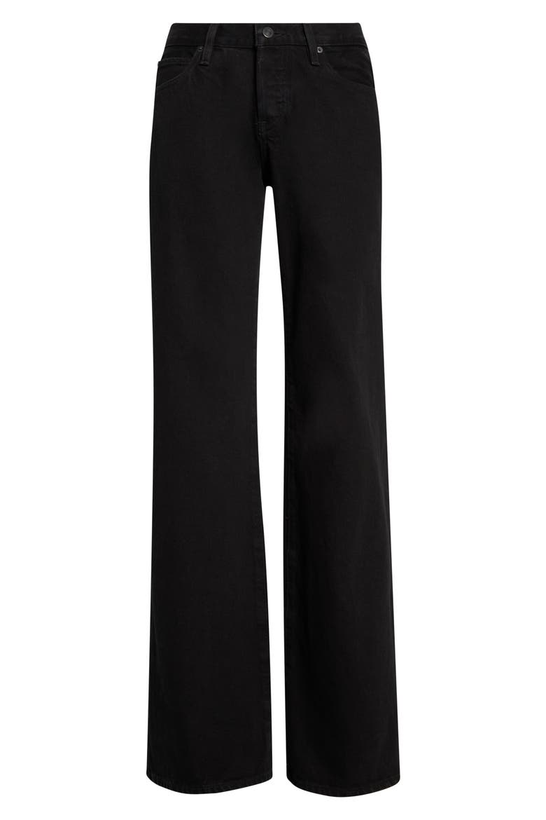 The Gray Bootcut Jeans, Alternate, color, BLACK