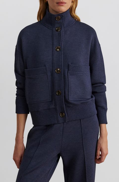 Sabrina DoubleSoft® Button-Up Sweatshirt