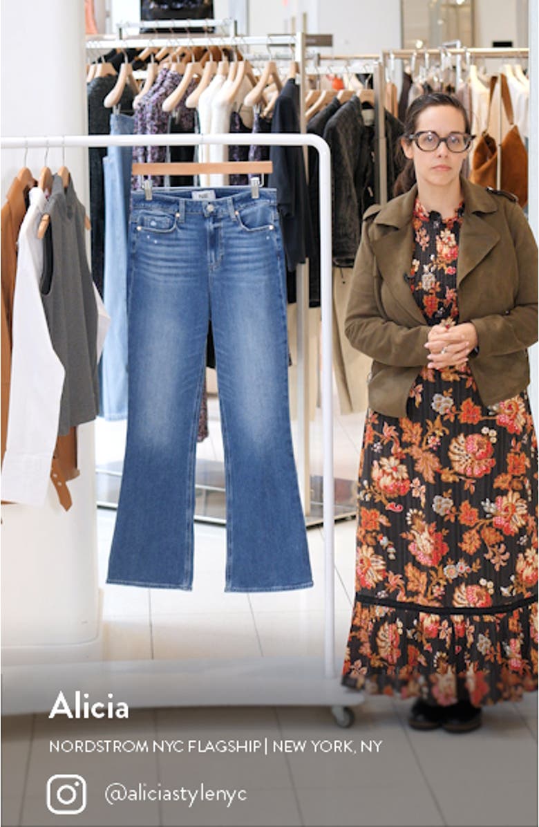 Laurel Canyon High Waist Stretch Flare Jeans, sales video thumbnail