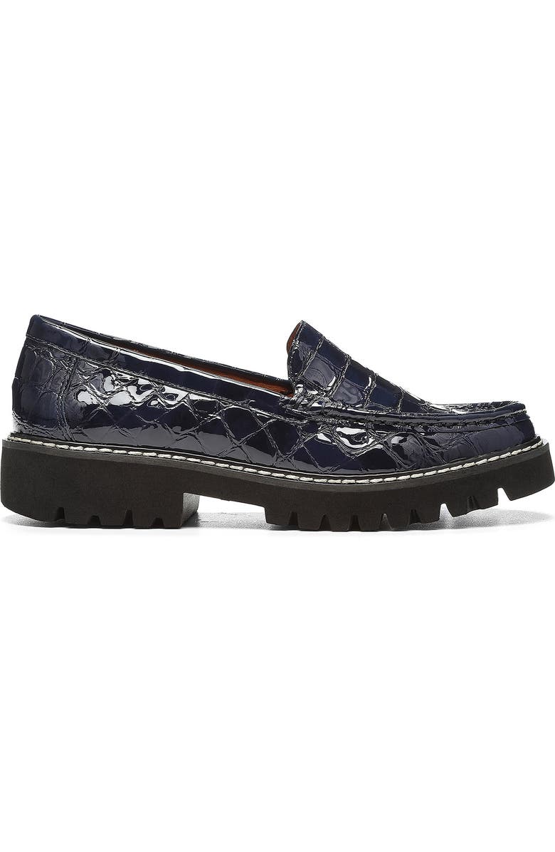 Donald Pliner Hope Platform Loafer, Alternate, color, Dark Blue2