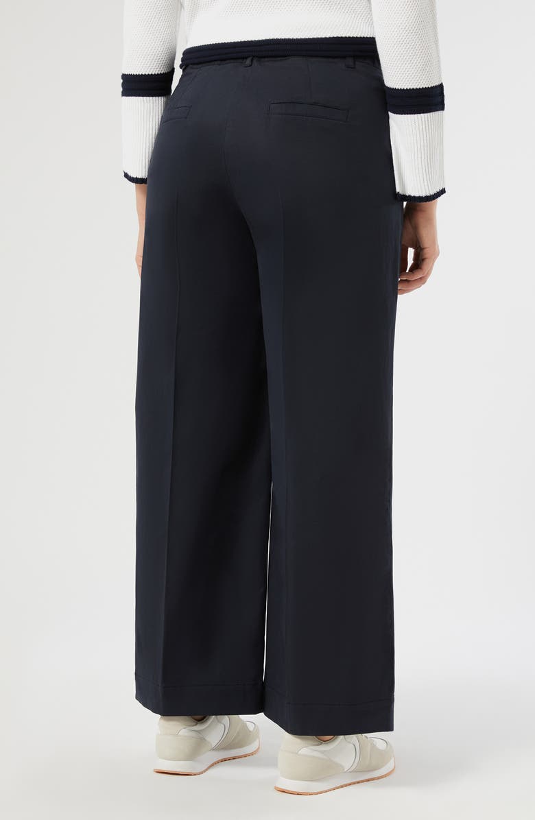Marina Rinaldi Cresta Wide Leg Pants, Alternate, color, Midnight Blue