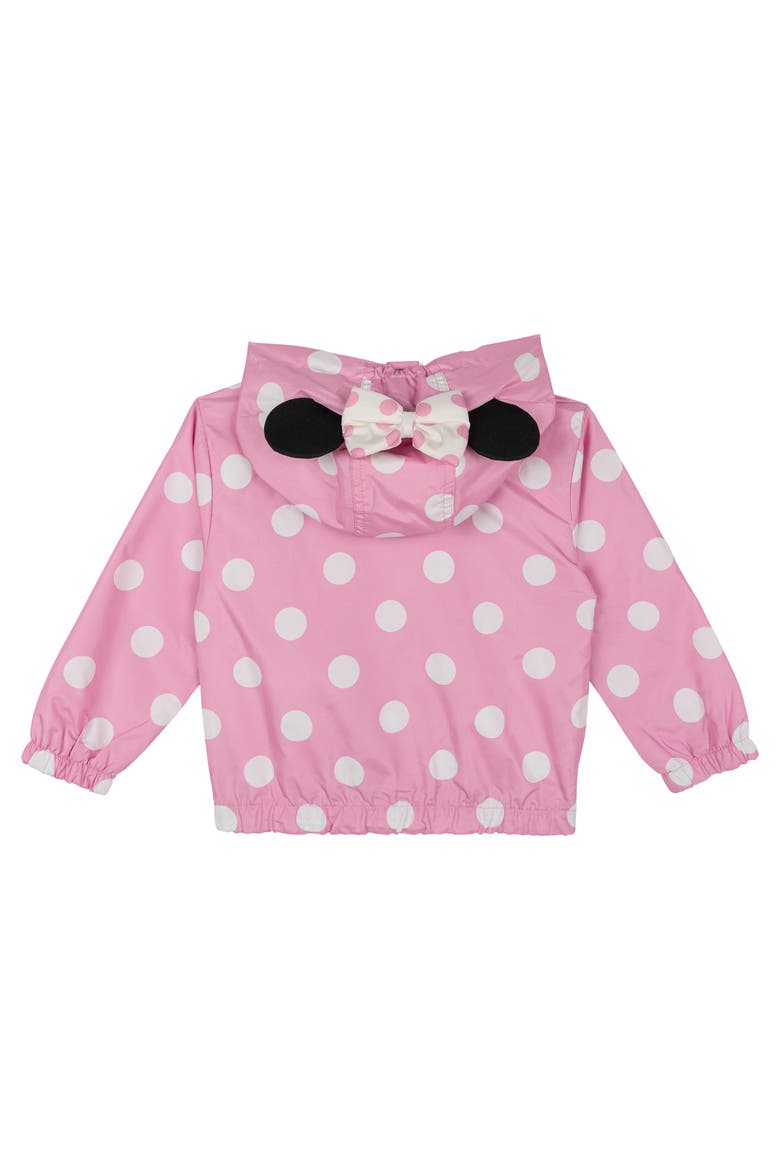 Minnie Mouse Cosplay Hooded Windbreaker Jacket, Alternate, color, Minnie Mouse Light