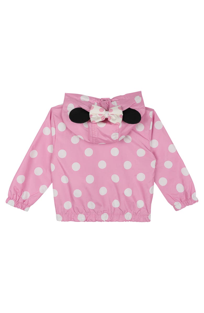 Disney Minnie Mouse Cosplay Hooded Windbreaker Jacket, Alternate, color, Minnie Mouse Light