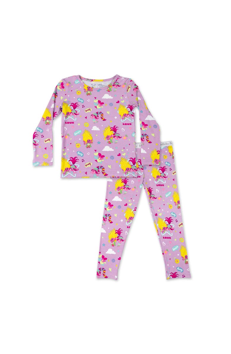 Bellabu Bear Kids' Trolls Valentine's Set of 2 Piece Pajamas, Main, color, Trolls Valentine's