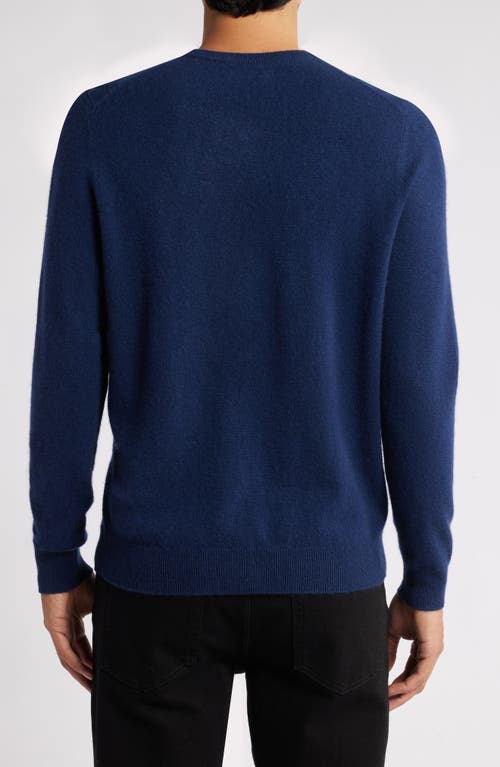 Nordstrom V-neck Cashmere Sweater In Navy Midnight