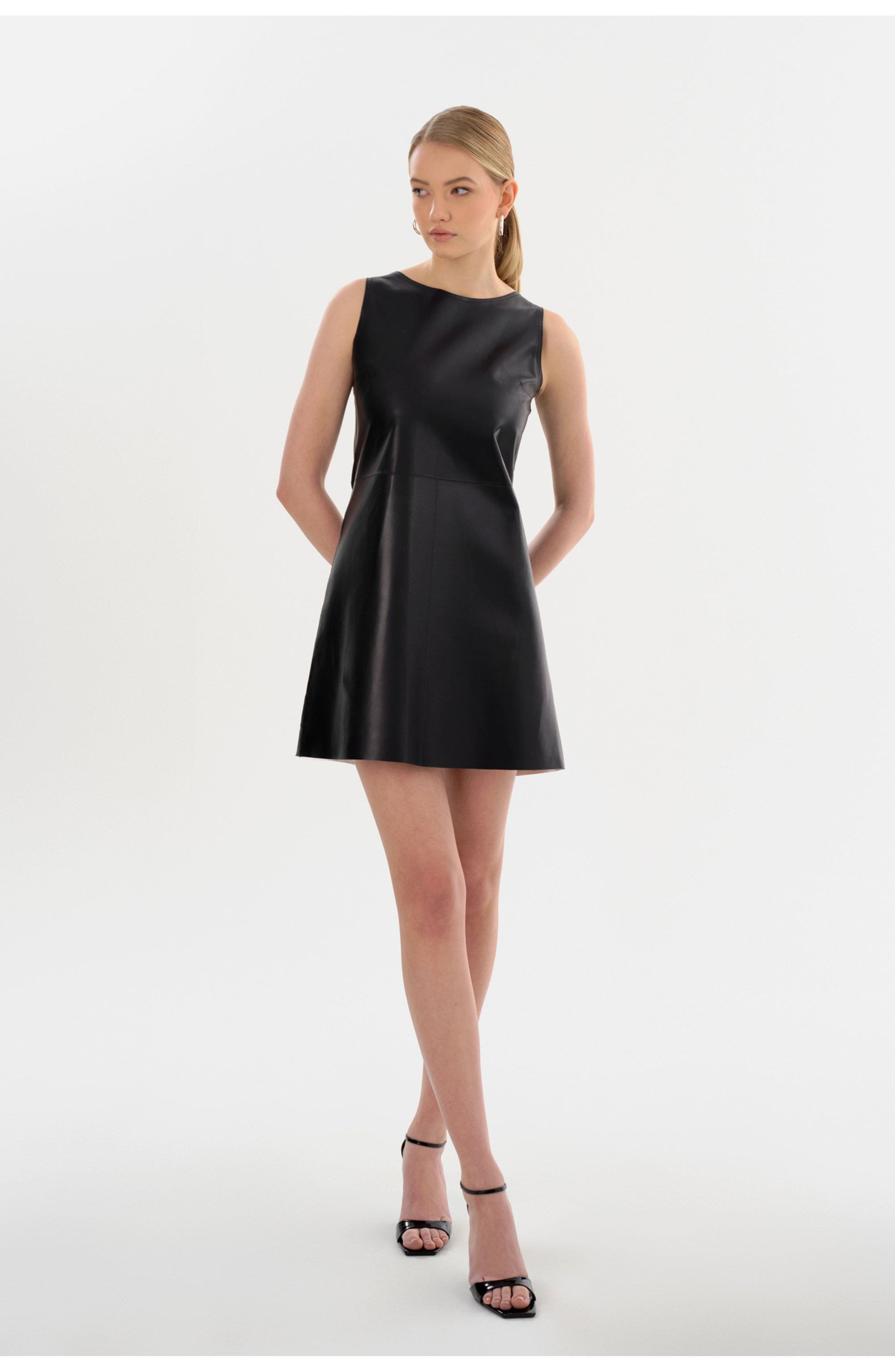 LOZANA | Reversible Leather Dress - image 2