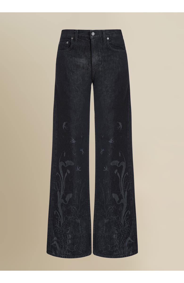 Contessa Mills Tarot Relaxed Wide-Leg Dark Denim Jean, Main, color, Dark Denim