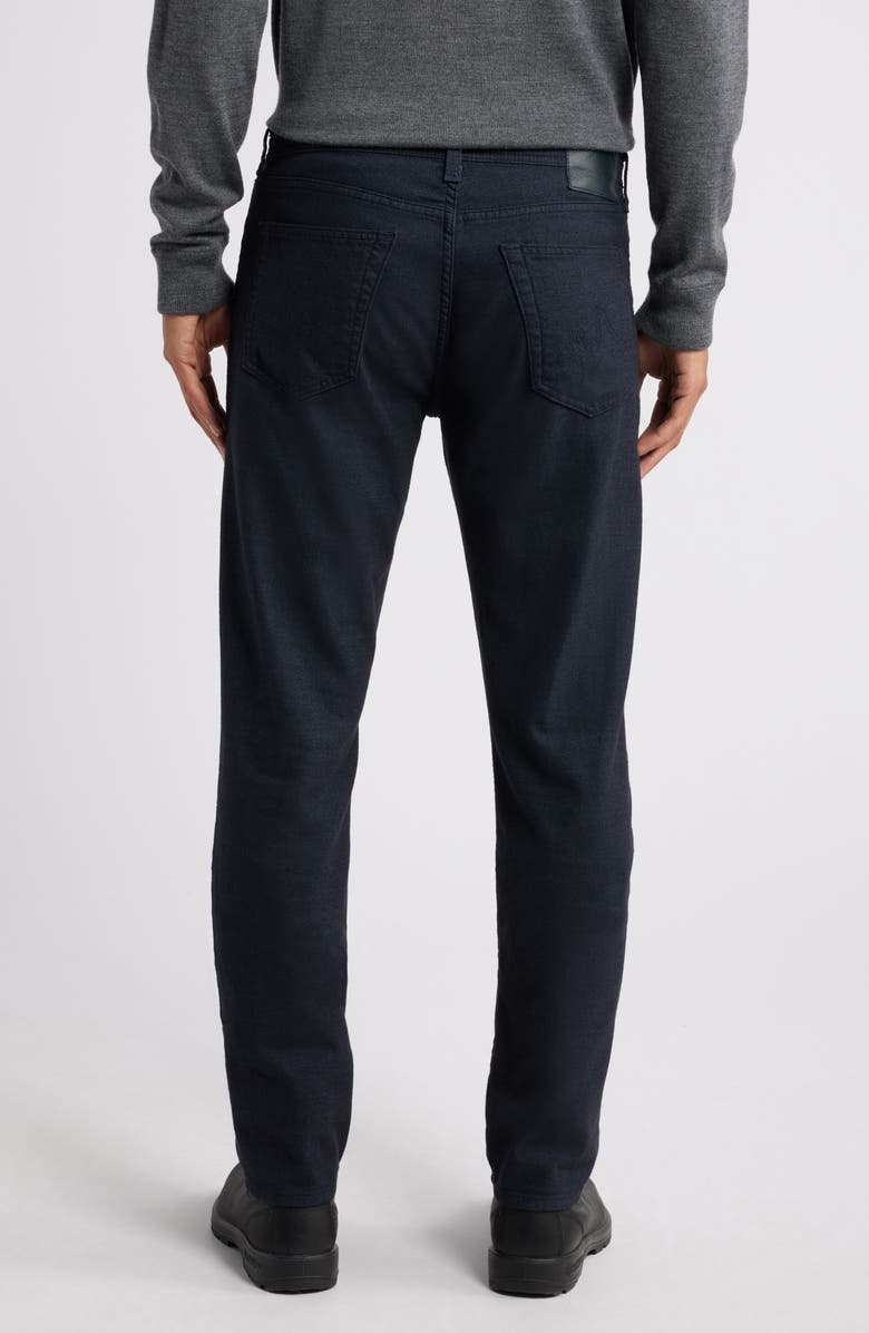 AG Everett Slim Straight Leg Brushed Cotton Twill Pants, Alternate, color, Ocean Storm