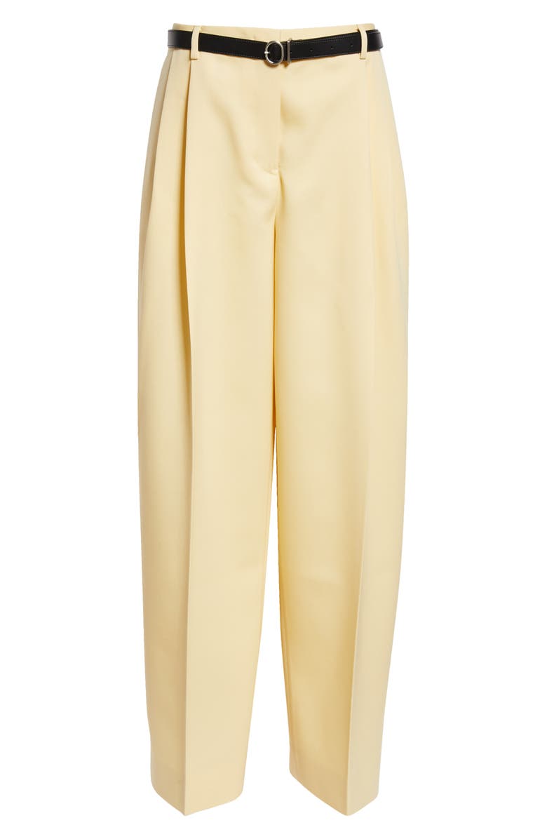 Jil Sander Relaxed Pleat Wide Leg Pants, Alternate, color,
