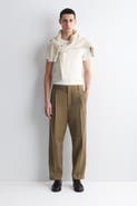 COS Pleated Relaxed-Fit Tapered Pants