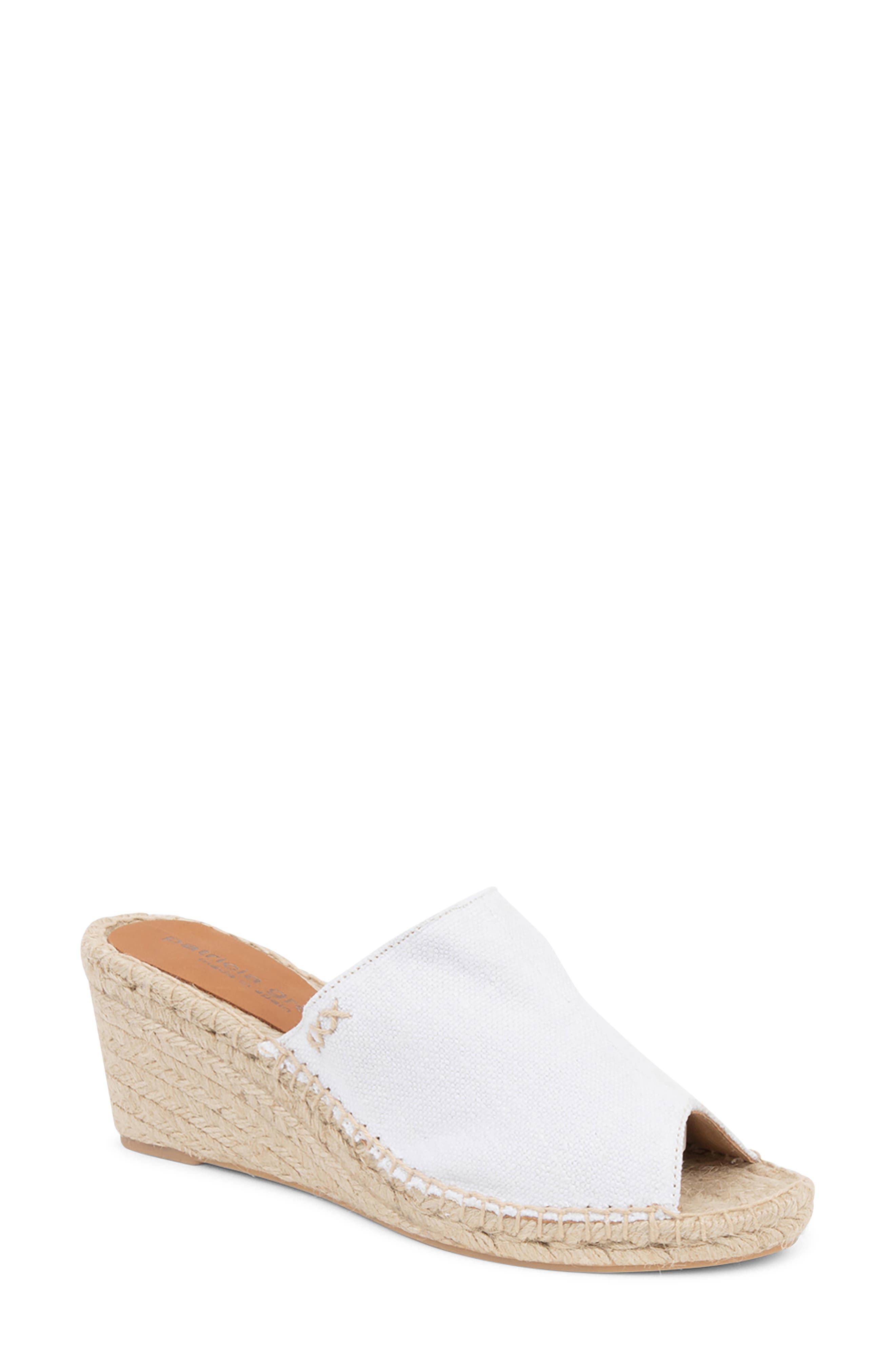 Shen Espadrille Mule, Main, color, WHITE LINEN