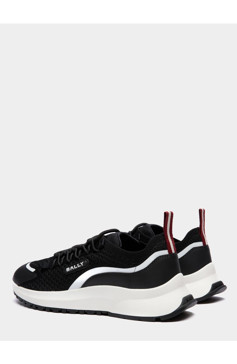 Bally Outline Sneaker in Nylon, Alternate, color, Black