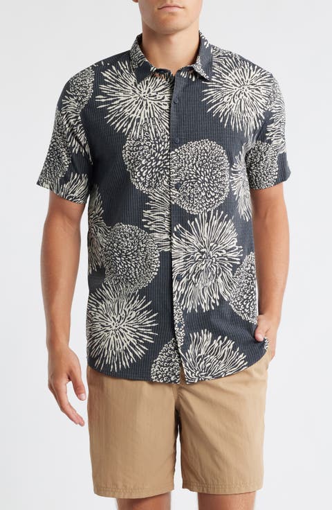 Bless Up Short Sleeve Button-Up Shirt