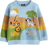 NEXT Kids' Safari Scene Sweater