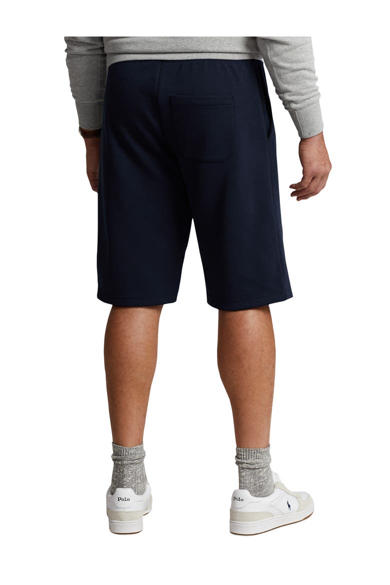 Big & Tall Double-Knit Active Shorts, Alternate, color, AVIATOR NAVY
