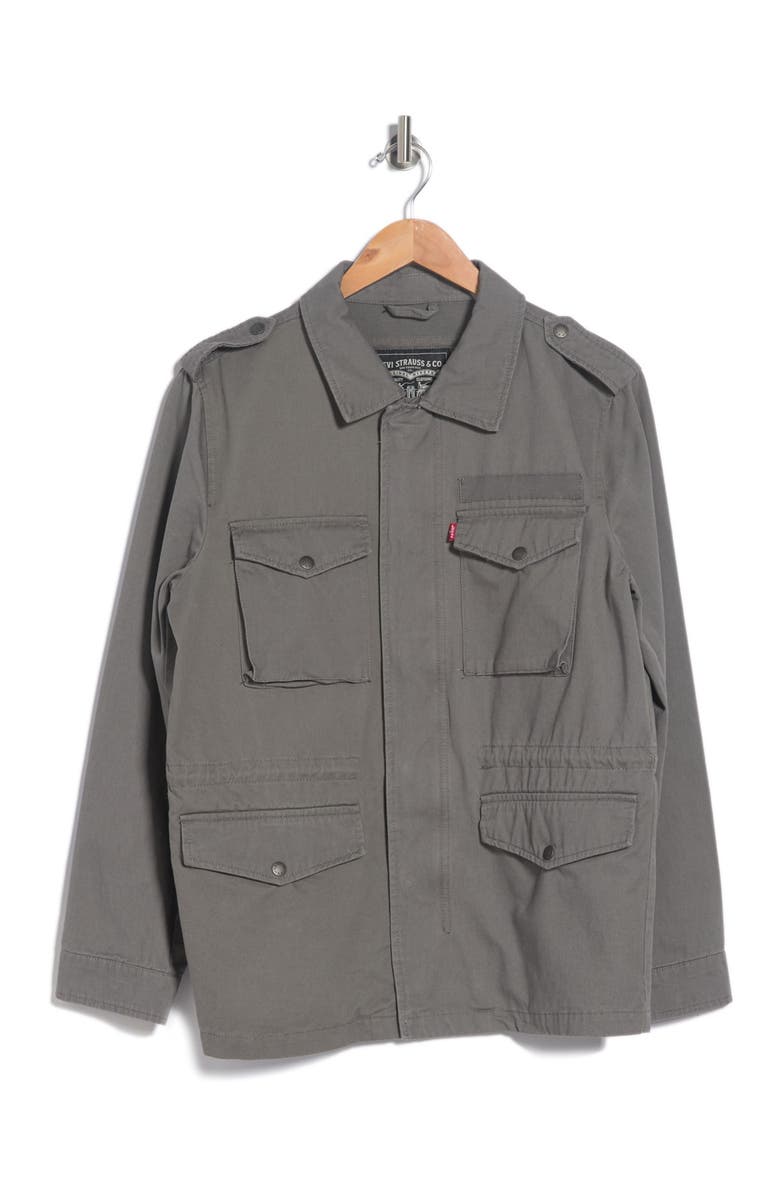 Levi's<sup>®</sup> Washed Cotton Military Jacket, Alternate, color,