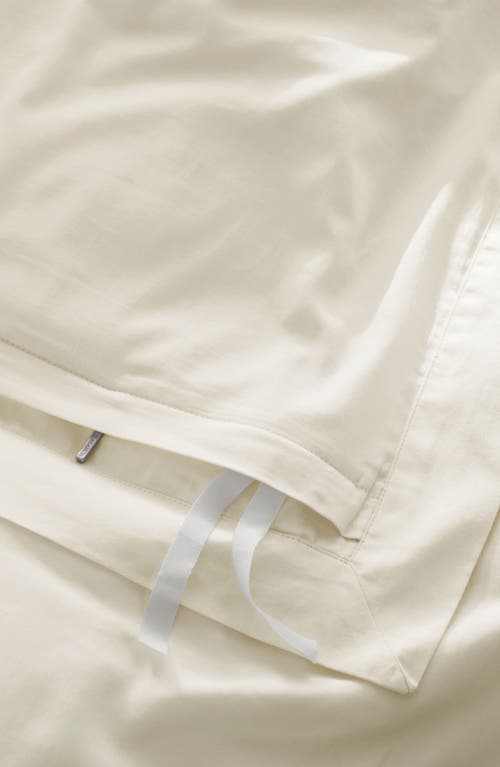 Boll & Branch Signature Hemmed Duvet Set In Cream