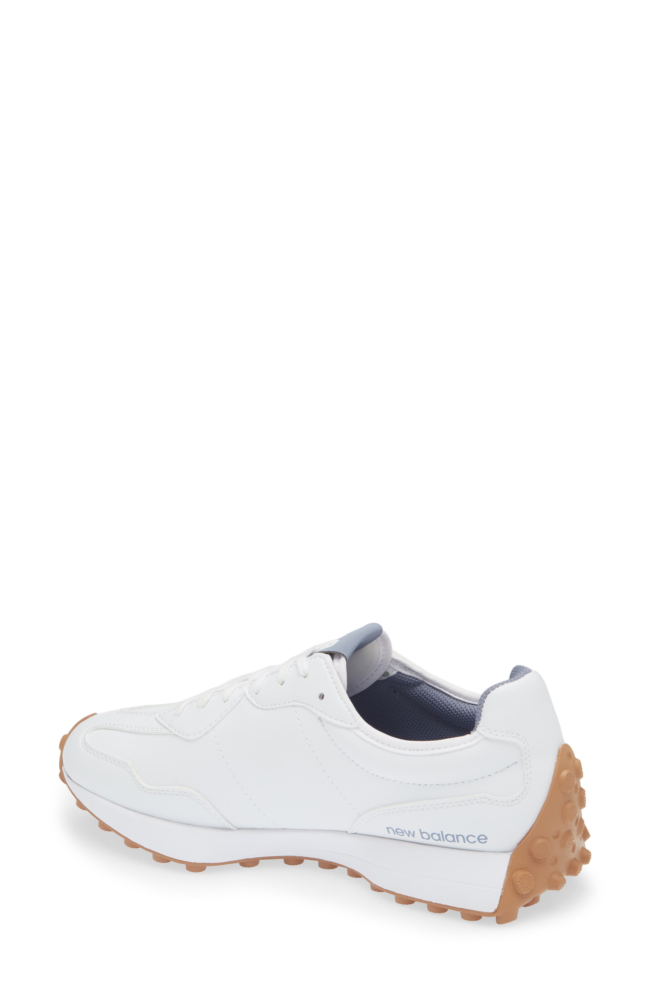 327 Waterproof Spikeless Golf Shoe, Alternate, color, WHITE / BLUE