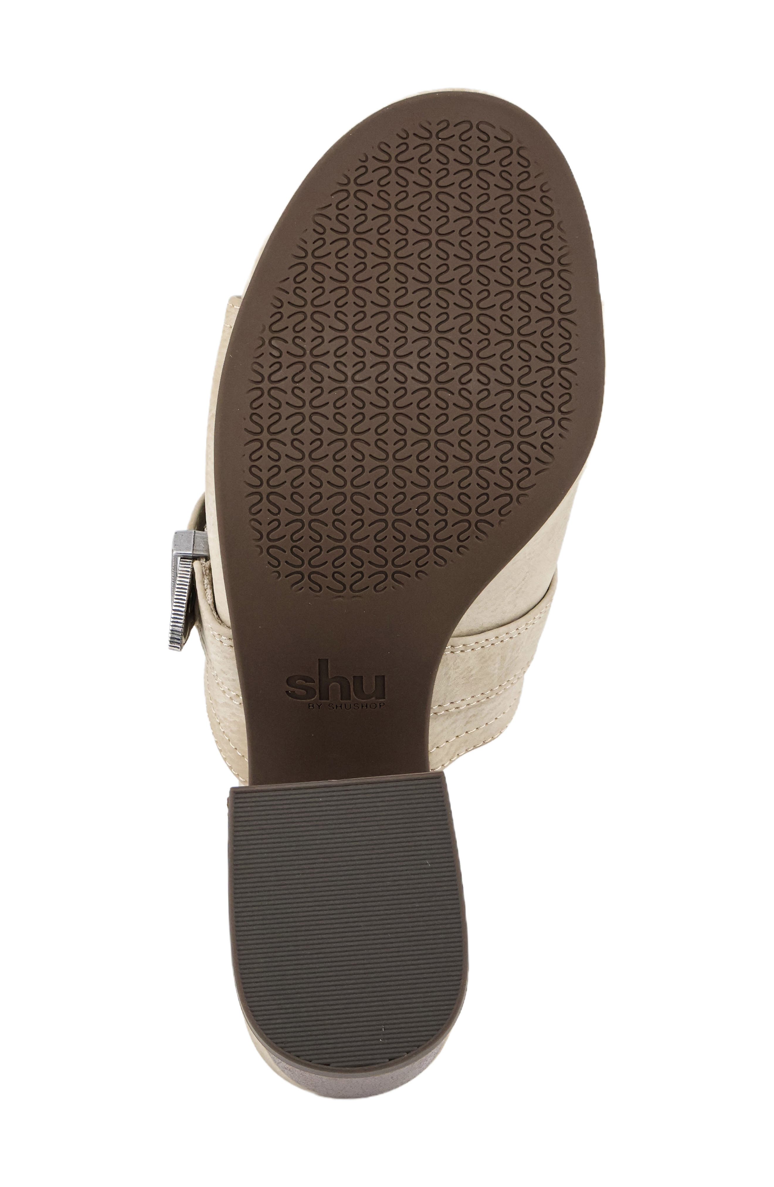 Giselle Faux Leather Slide Sandal, Alternate, color, IVORY