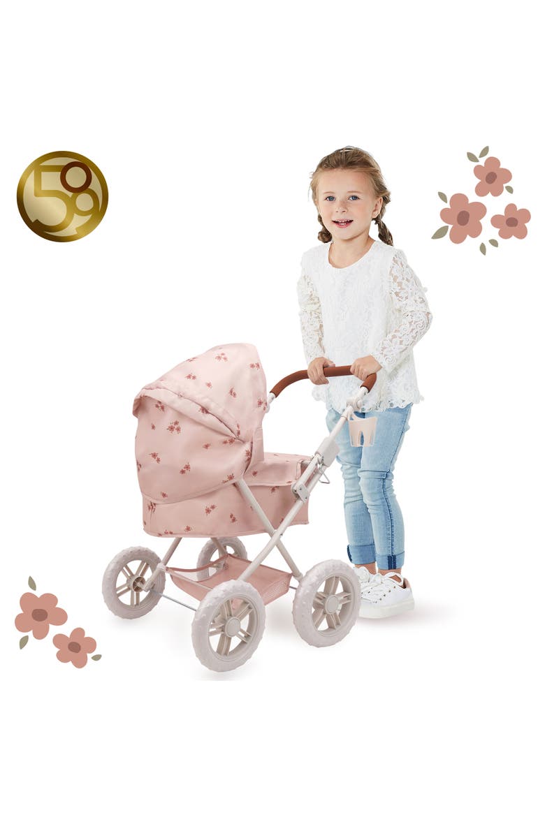 Ballet Flora Deluxe Amanda Doll Pram Stroller, Alternate, color, Multicolored