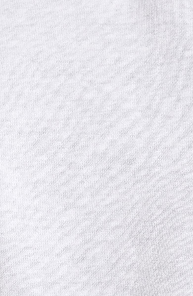 Free People Intercept Cotton Blend Crop Sweatshirt, Alternate, color, White Heather Grey