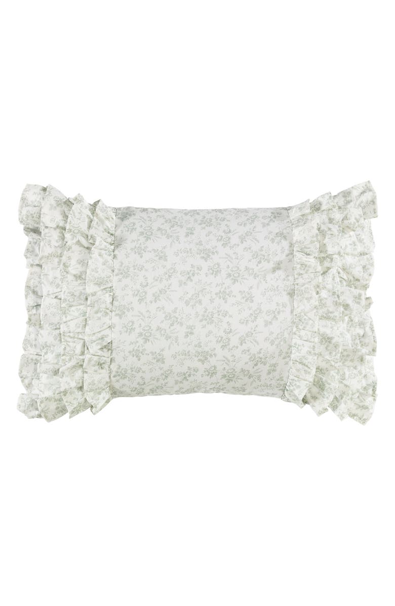 Laura Ashley Harper Throw Pillow, Alternate, color, Sage