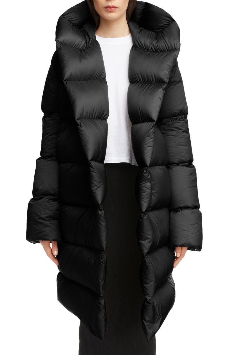 Rick Owens Down Fill Puffer Coat, Main, color,
