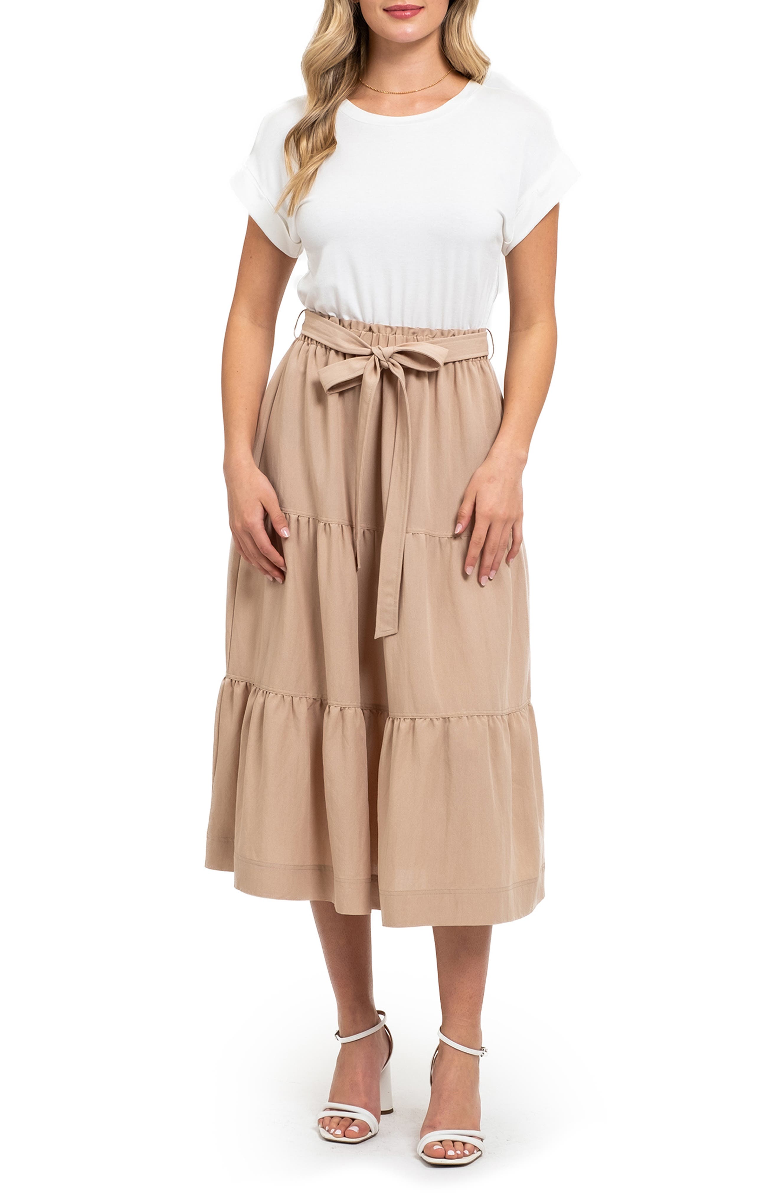 Tiered Midi Dress