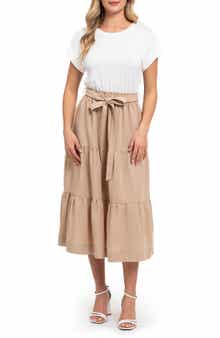 Tiered Midi Dress