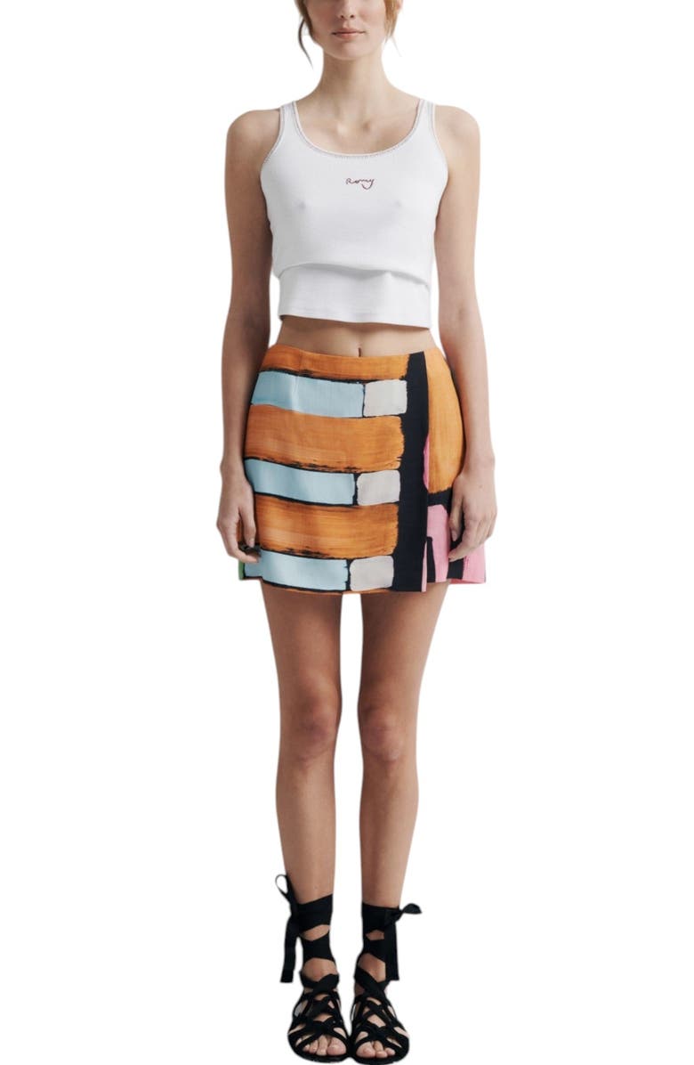 Romy Xena Skirt, Main, color, Warped Linear