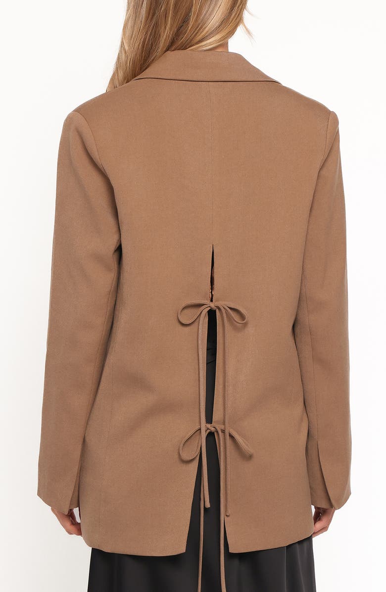 Petal & Pup Tove Tie Back Blazer, Alternate, color, Tan