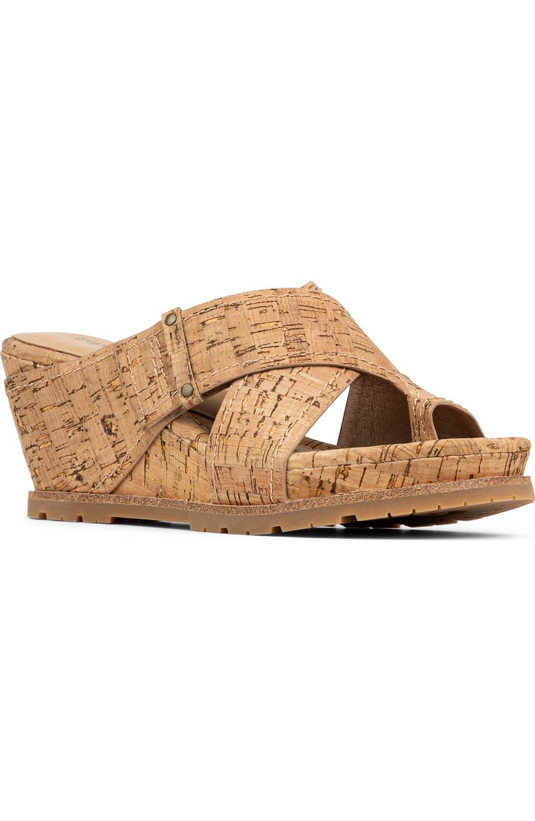 Donald Pliner Irini Platform Wedge Sandal, Main, color, Natural