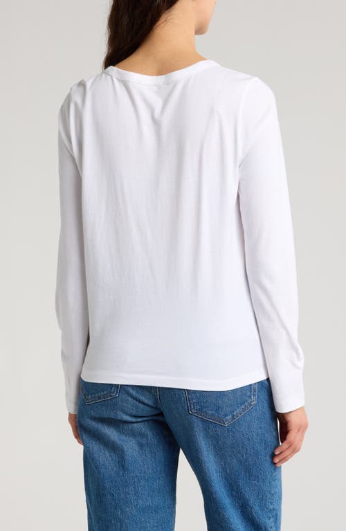 Shop Madewell Front Twist Cotton Top In Eyelet White