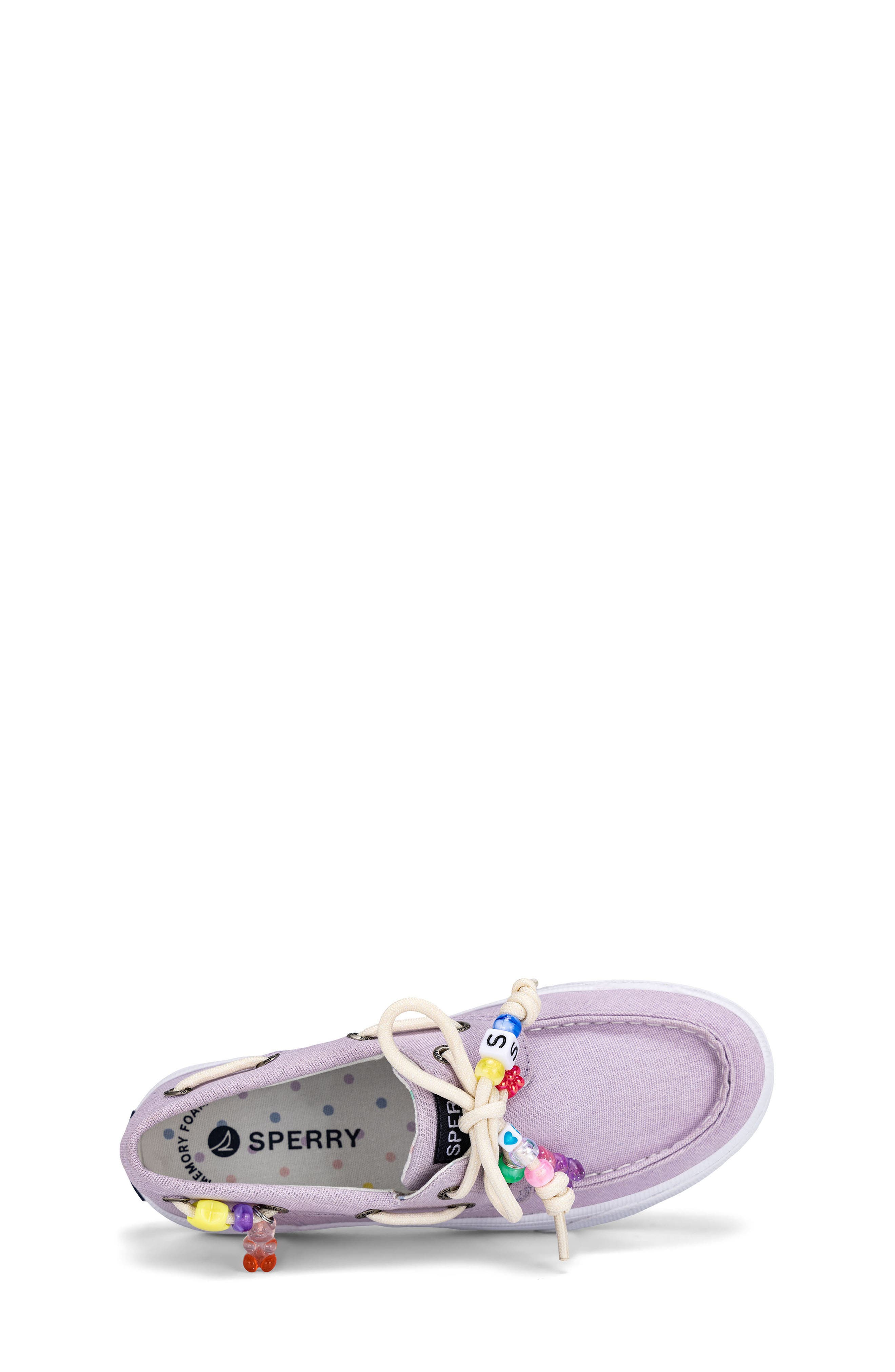 Sperry Kids' Bahama Platform Boat Shoe, Alternate, color, Lavender