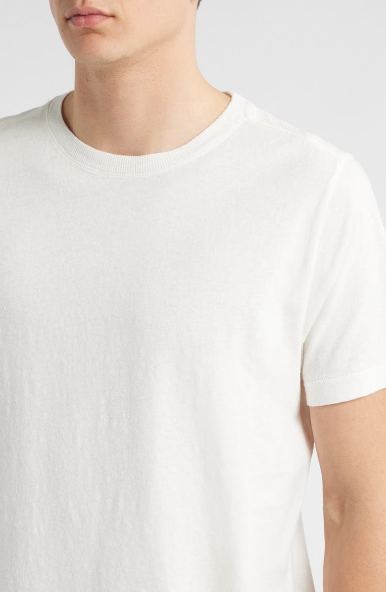 MERZ B SCHWANEN Organic Cotton & Hemp T-Shirt, Alternate, color, White