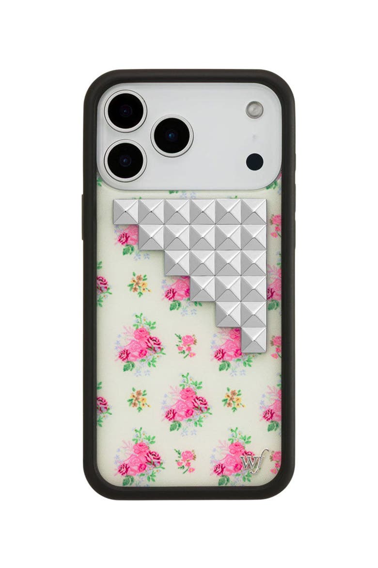 Vintage Floral Stud iPhone 17/17 Pro/17 Pro Max Case, Main, color, iPhone 17 Pro Max