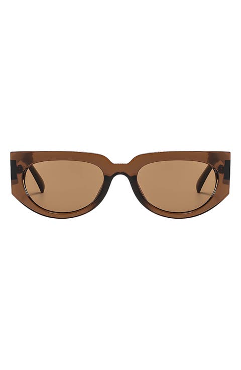 Reese 53mm Polarized Geometric Sunglasses