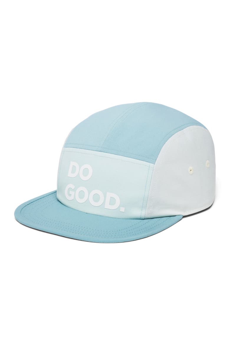 Do Good 5-Panel Hat, Main, color, Foam/Bluegrass