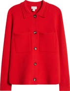 Caslon® Sweater Shirt Jacket